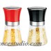 Home Basics Stainless Steel Twist Caps 6 Oz. Oversized Salt Pepper Shaker Set GCQS1067